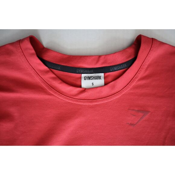 Gymshark A2A1X Men's Sz S Sundried Red Oversized Fit Power T-Shirt - Picture 4 of 12